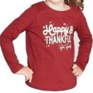 Cat & Jack | New Happy & Thankful for family Long Sleeve •